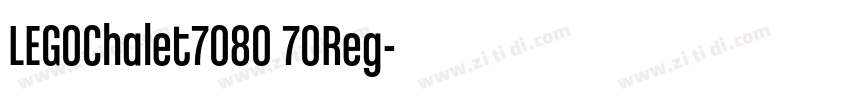 LEGOChalet7080 70Reg字体转换 LEGOChalet7080 70Reg字体转换
